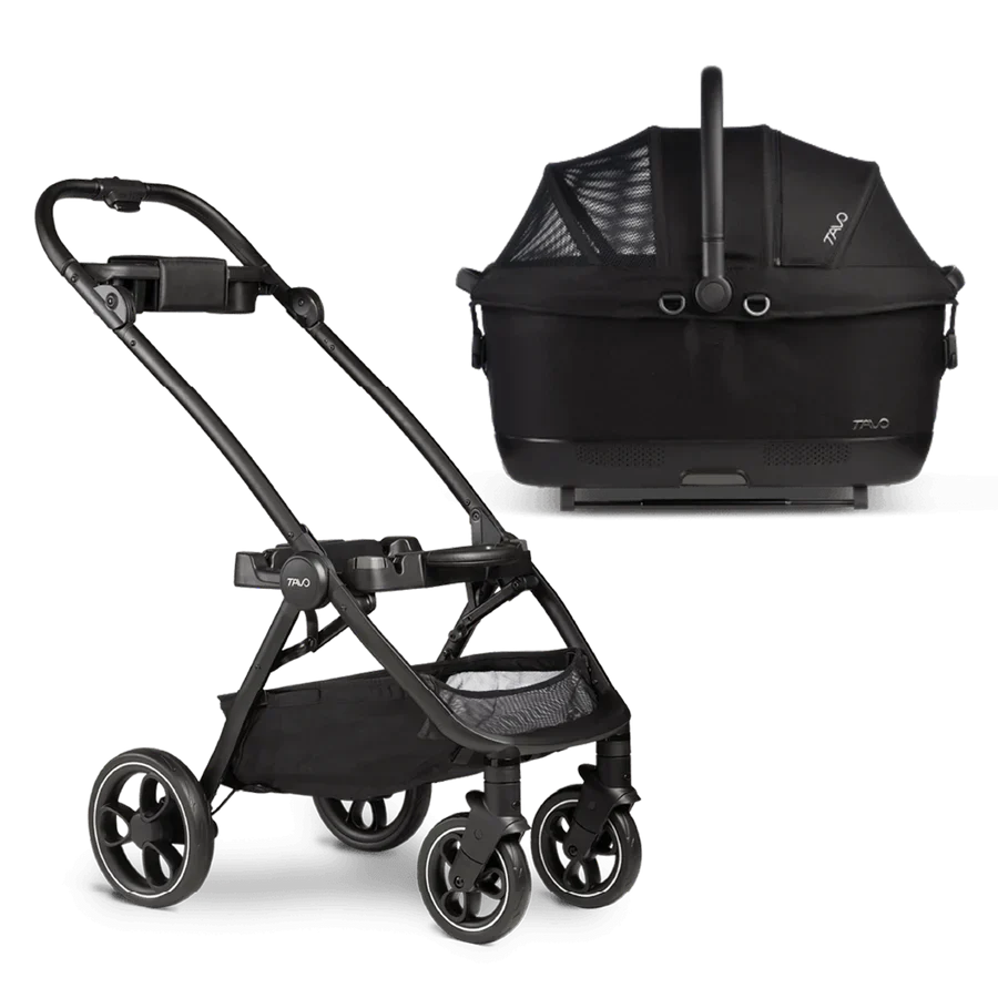 Tavo Maeve™ iso Pet Car Seat + Roscoe™ Stroller