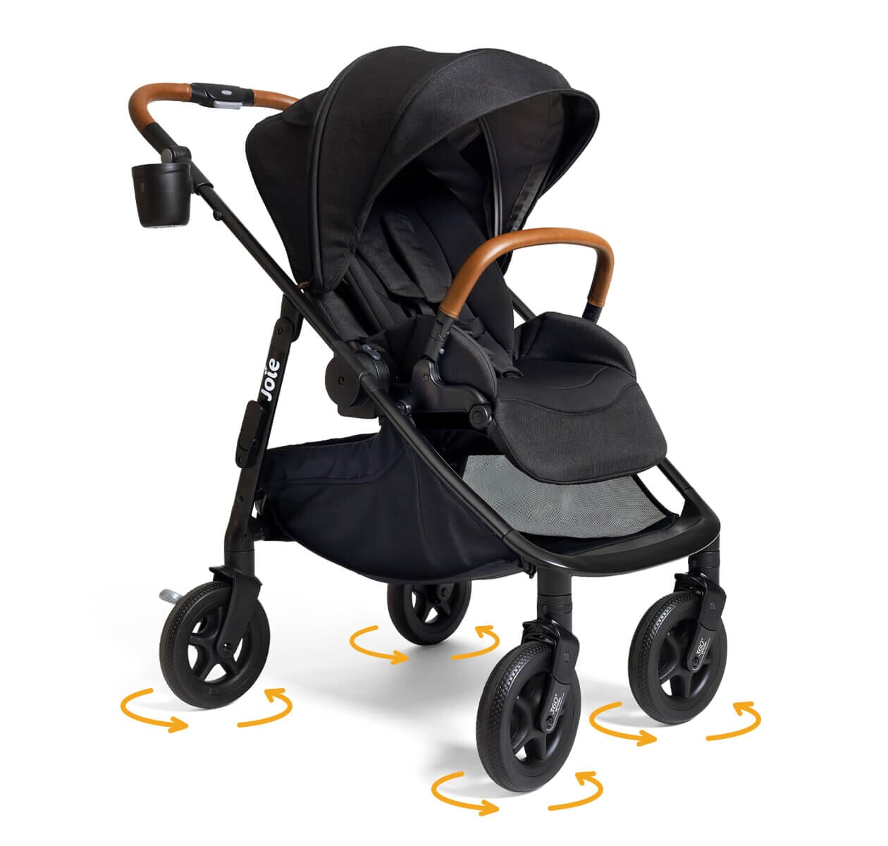 Joie Baby Poppy Whirl & Mint Latch Travel System