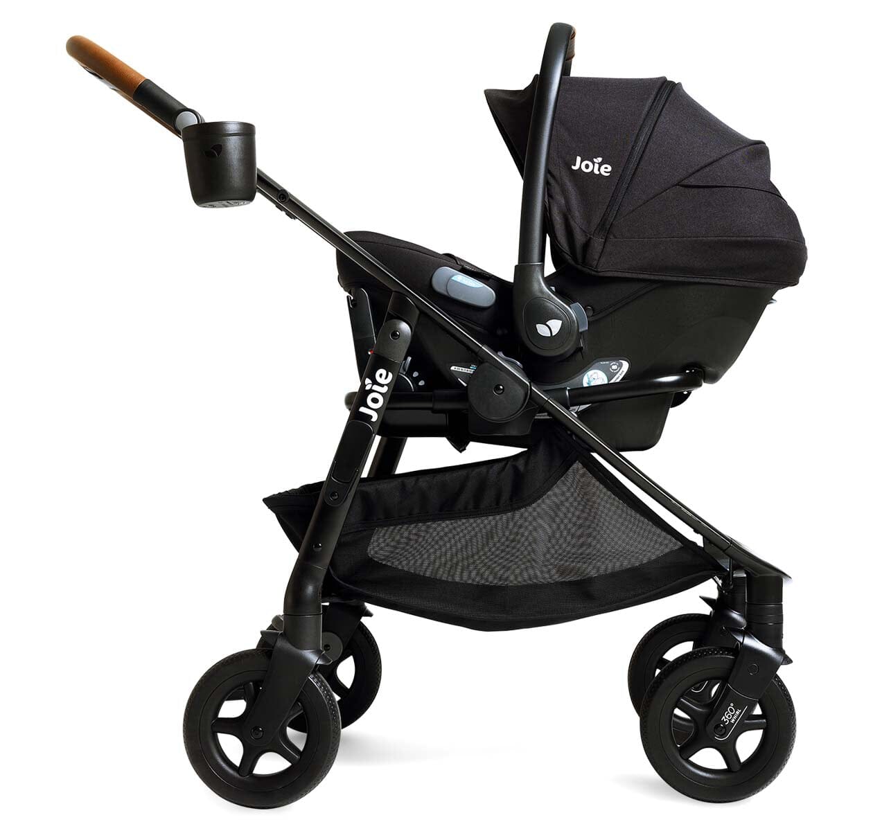 Joie Baby Poppy Whirl & Mint Latch Travel System