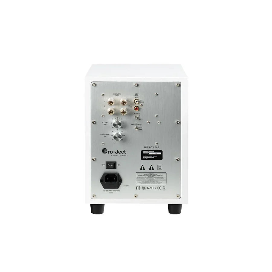 Pro-Ject Sub Box 50 E 5 inch Active Subwoofer White