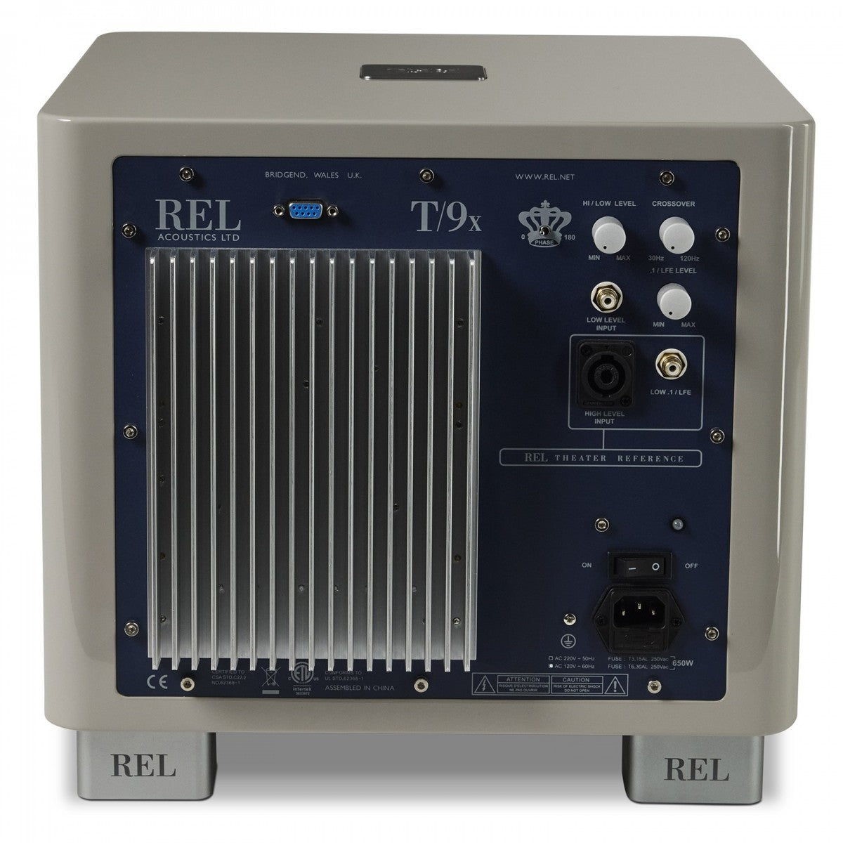 REL T9x 300 Watt Subwoofer - Grey