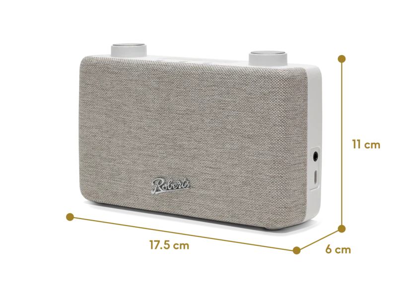Roberts PLAY 11 DAB DAB+ FM Portable Digital Radio White