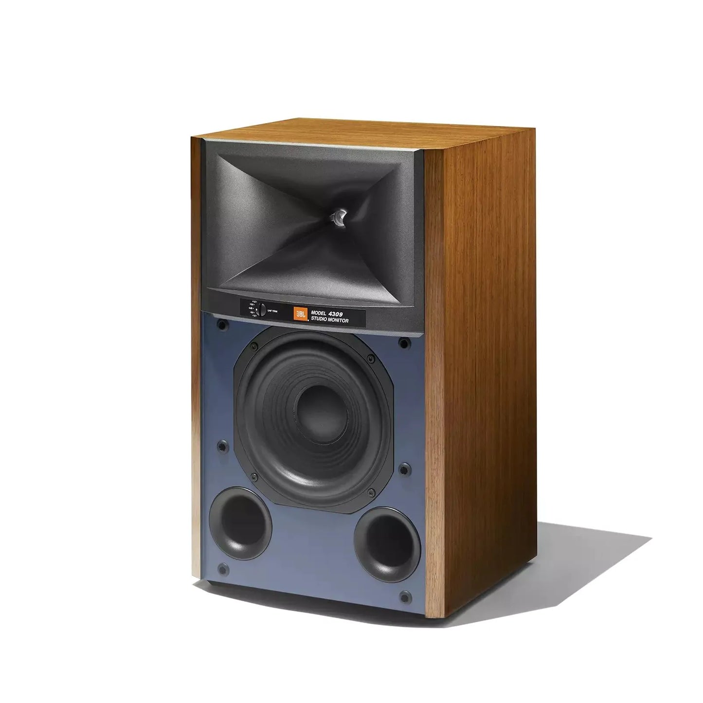 Ruark R610 Music Console with JBL 4309 Studio Monitor Bookshelf Speakers Pair - Walnut