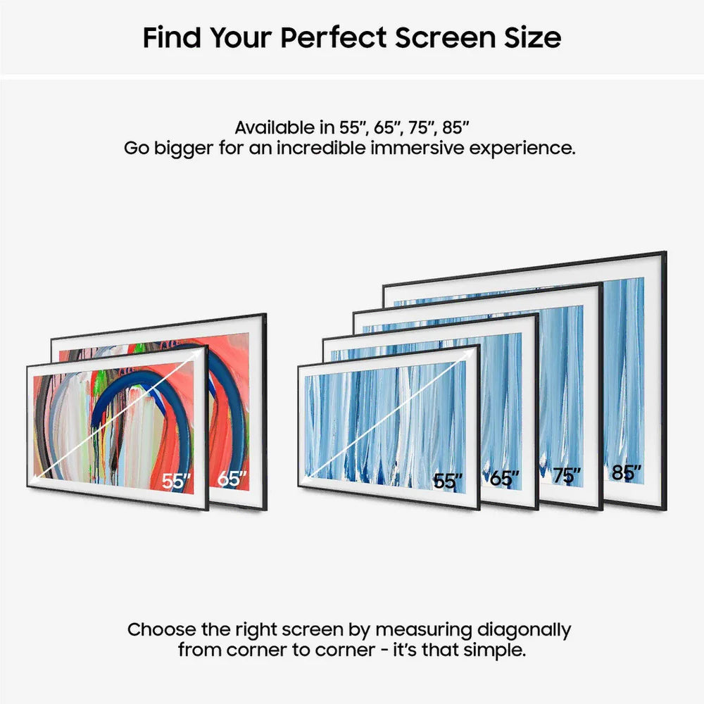 Samsung QE55LS03HWUXXU 55 Inch The Frame Pro LS03HW Neo QLED 4K UHD HDR Vision AI Smart TV with Art Mode & Wall Mount 2026
