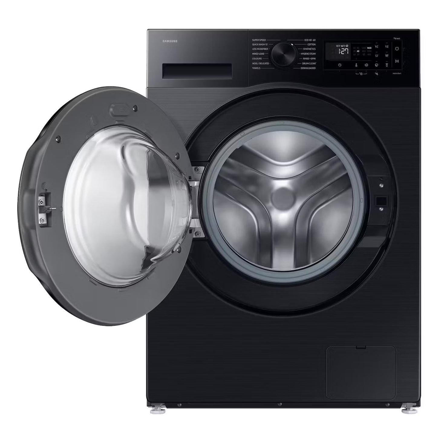 Samsung Series 5 AI Energy WW10FG5U34ABEU 10kg WiFi Connected Washing Machine with 1400 Spin Black - A Rated