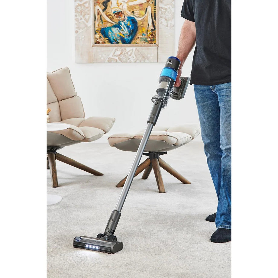 Sebo 95001GB Balance A1 Cordless Stick Vacuum Cleaner with up to 48 Minutes Run Time - Basalt Grey and Blue