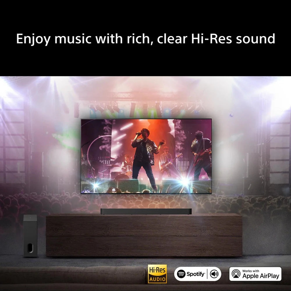 Sony BRAVIA Theatre Bar 7 + S (HTA7100KIT) Dolby Atmos Soundbar with SASW7 100W Subwoofer