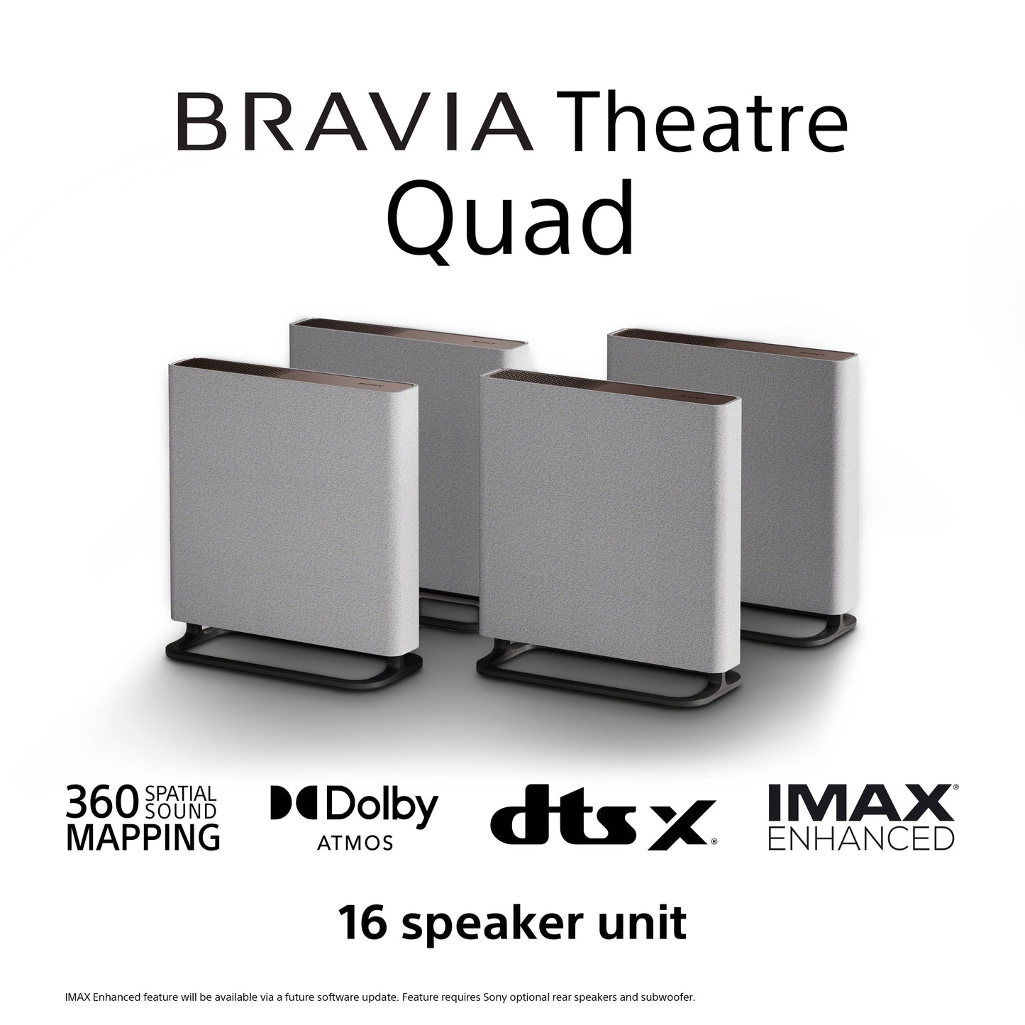Sony Bravia Theatre Quad HT-A9M2 Flagship Home Theatre Speaker System with 360 Spatial Sound Mapping