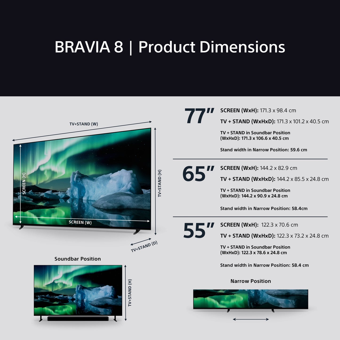 Sony K65XR80U 65 Inch BRAVIA 8 4K OLED Ultra HD HDR Smart Google Bravia TV