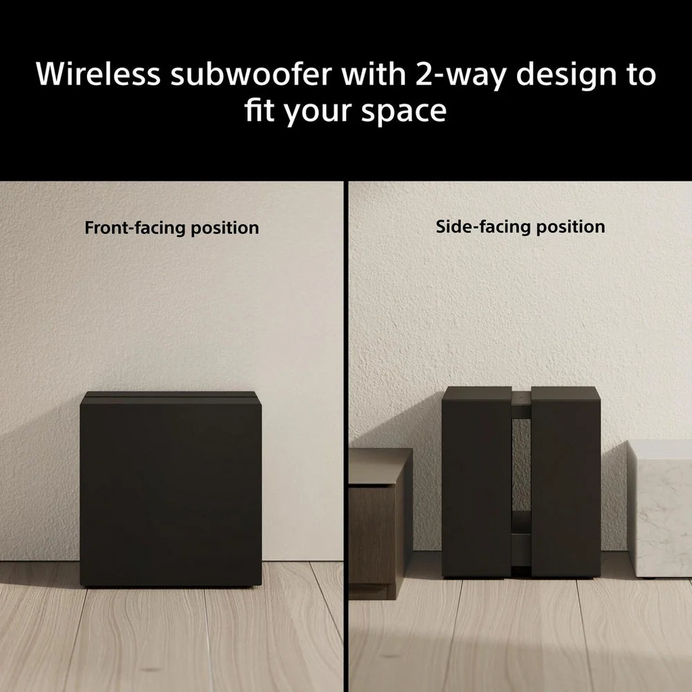 Sony SASW9 BRAVIA Theatre Sub 9 600W Wireless Subwoofer for Sound bar or Home Theatre Sound System
