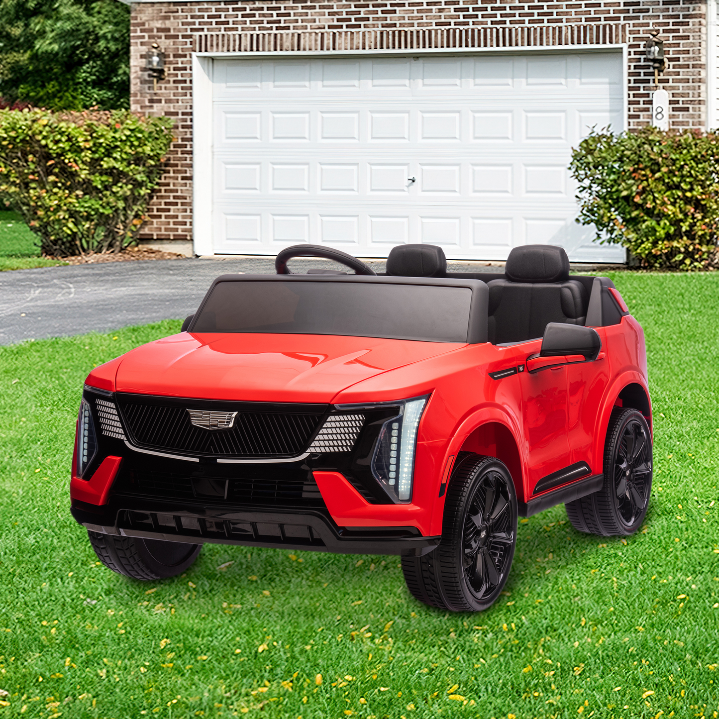 Garvee Ride - P Series: 24V Licensed Ride On Truck with Remote Control - 2 Seater Electric Car for Kids w/ Parental Remote, LED Lights & Music Player | Battery Powered Ride-On Toy Truck for Boys & Girls