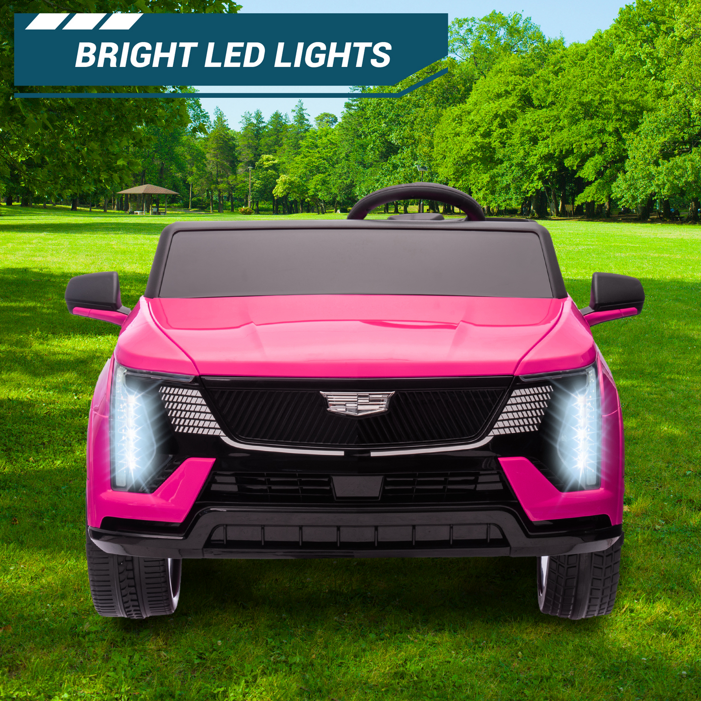 Garvee Ride - P Series: 24V Licensed Ride On Truck with Remote Control - 2 Seater Electric Car for Kids w/ Parental Remote, LED Lights & Music Player | Battery Powered Ride-On Toy Truck for Boys & Girls