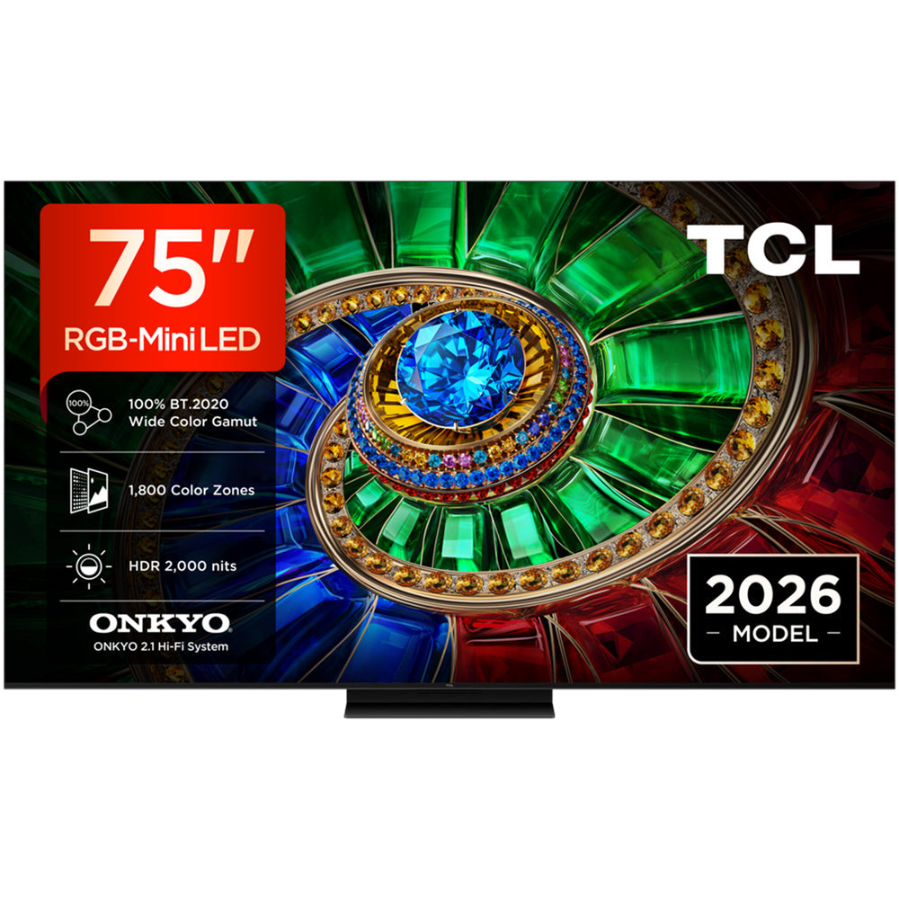 TCL 75RM7L-UK 75 Inch RM7L 4K Ultra HD HDR RGB MINI LED Smart Google TV 2026