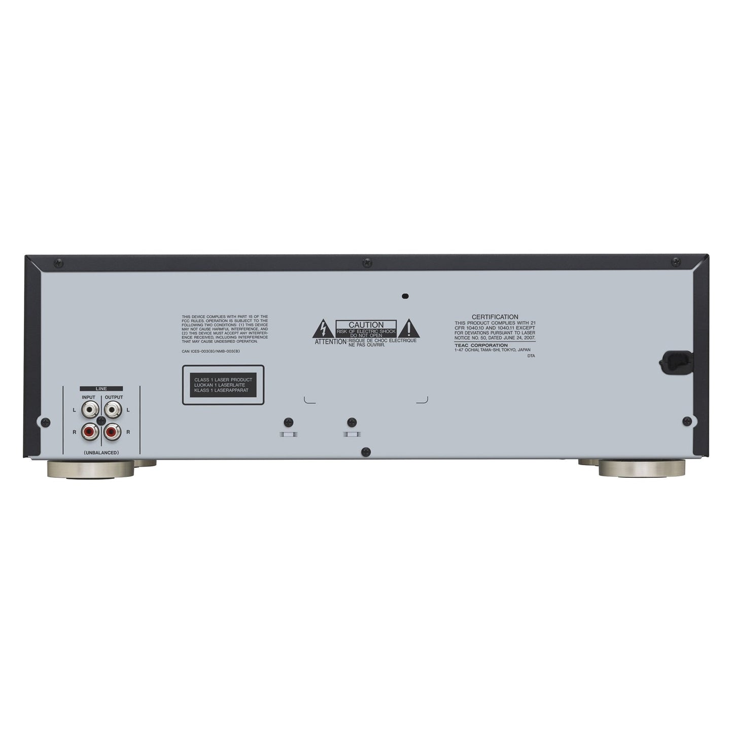 Teac AD-850 SE CD player Cassette USB Black