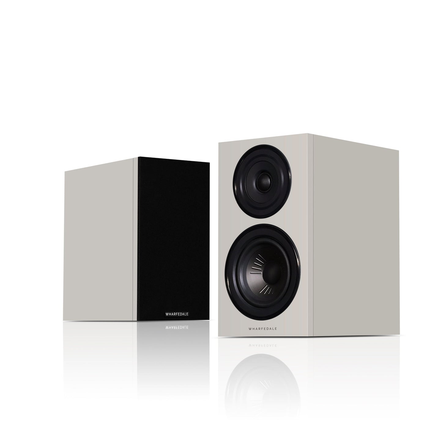 Wharfedale Diamond 12.1i Compact 2 way Standmount Bookshelf Speakers Pair - Grey