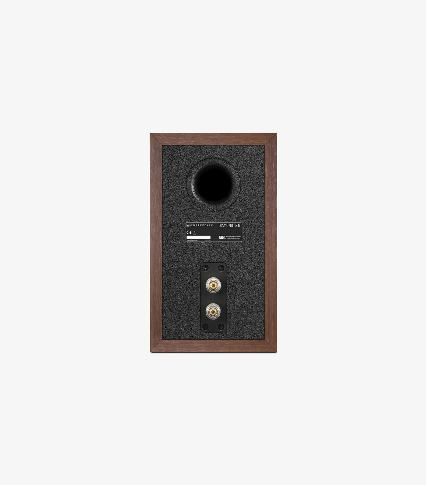 Wharfedale Diamond 12.1i Compact 2 way Standmount Bookshelf Speakers Pair - Walnut
