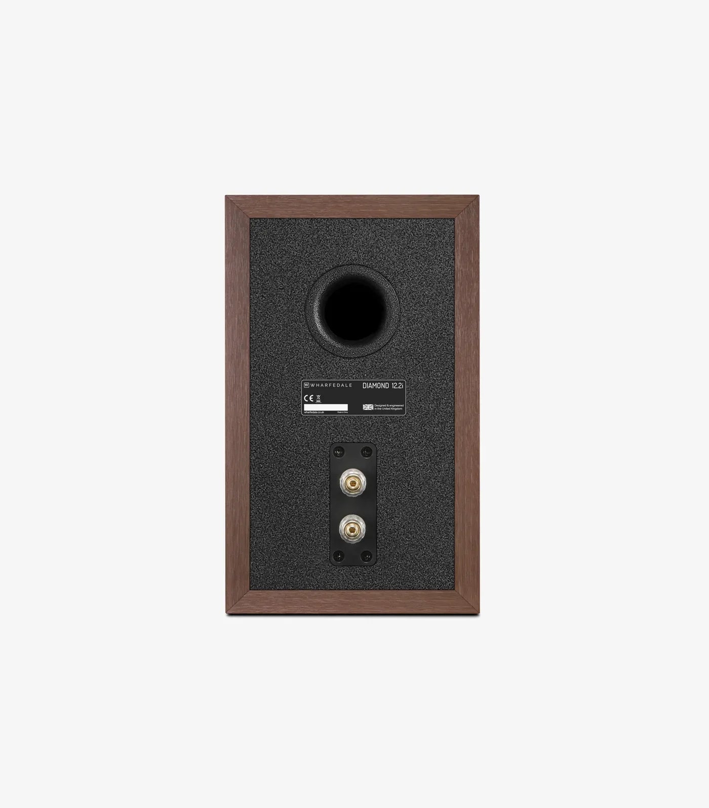 Wharfedale Diamond 12.2i Standmount Bookshelf Speakers Compact 2 way Pair - Walnut