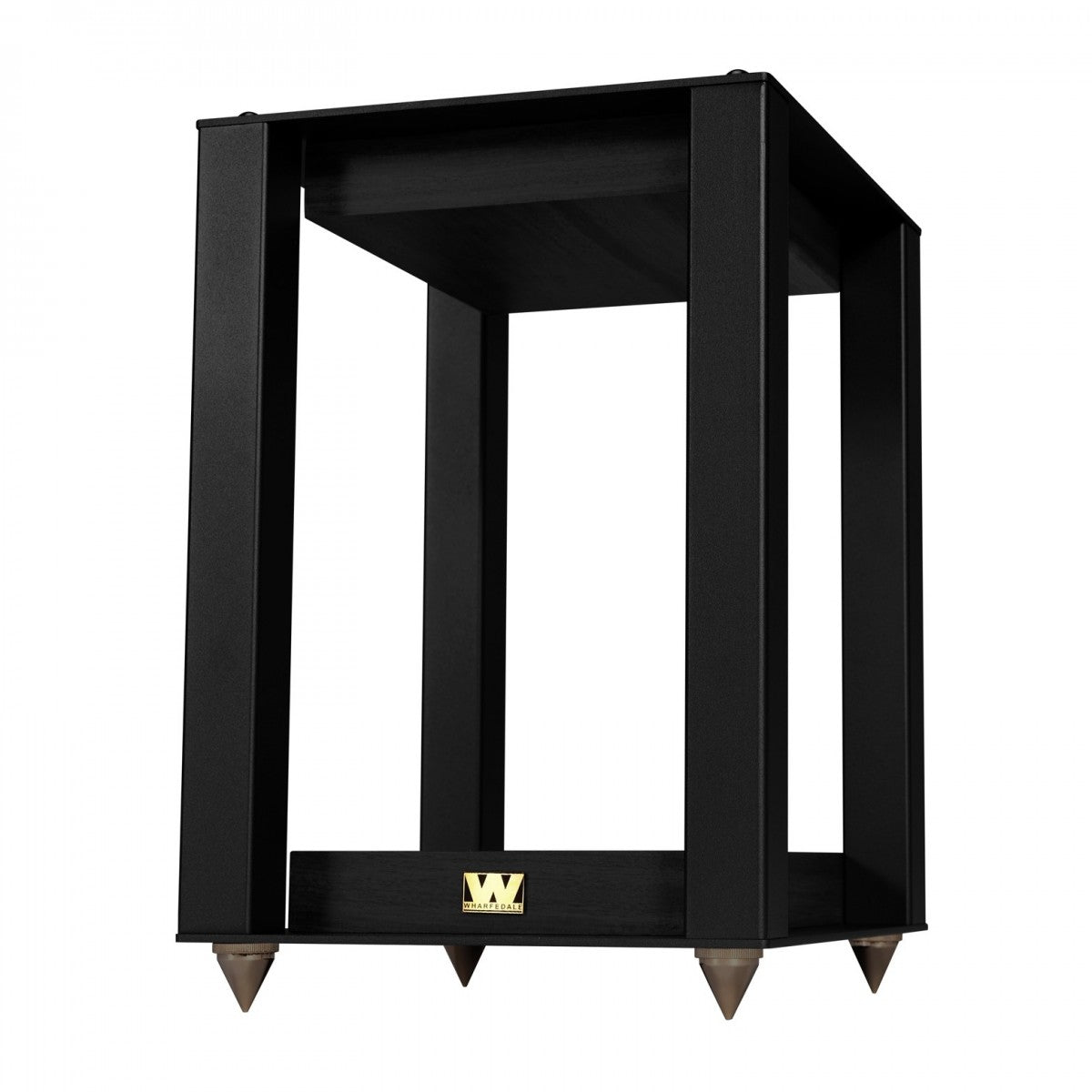 Yamaha R-N600A Network Receiver with Wharfedale Linton Heritage Standmount Speakers with Matching Stands - Black